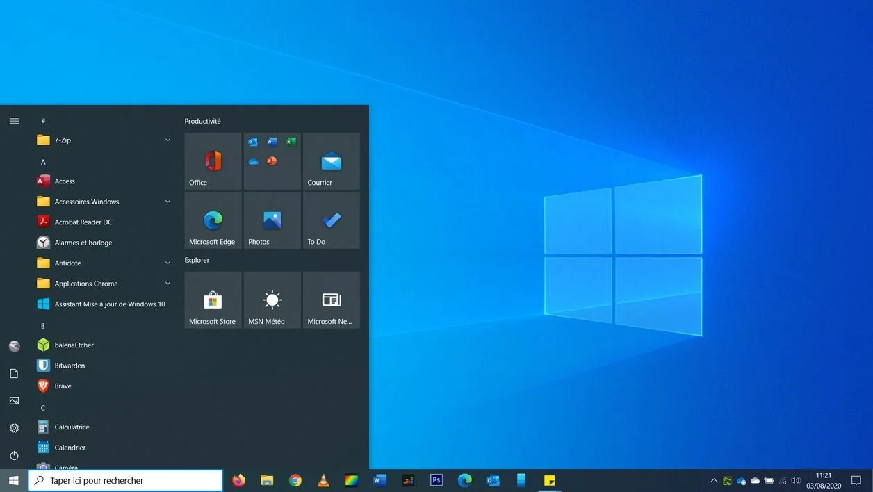 interface windows 10