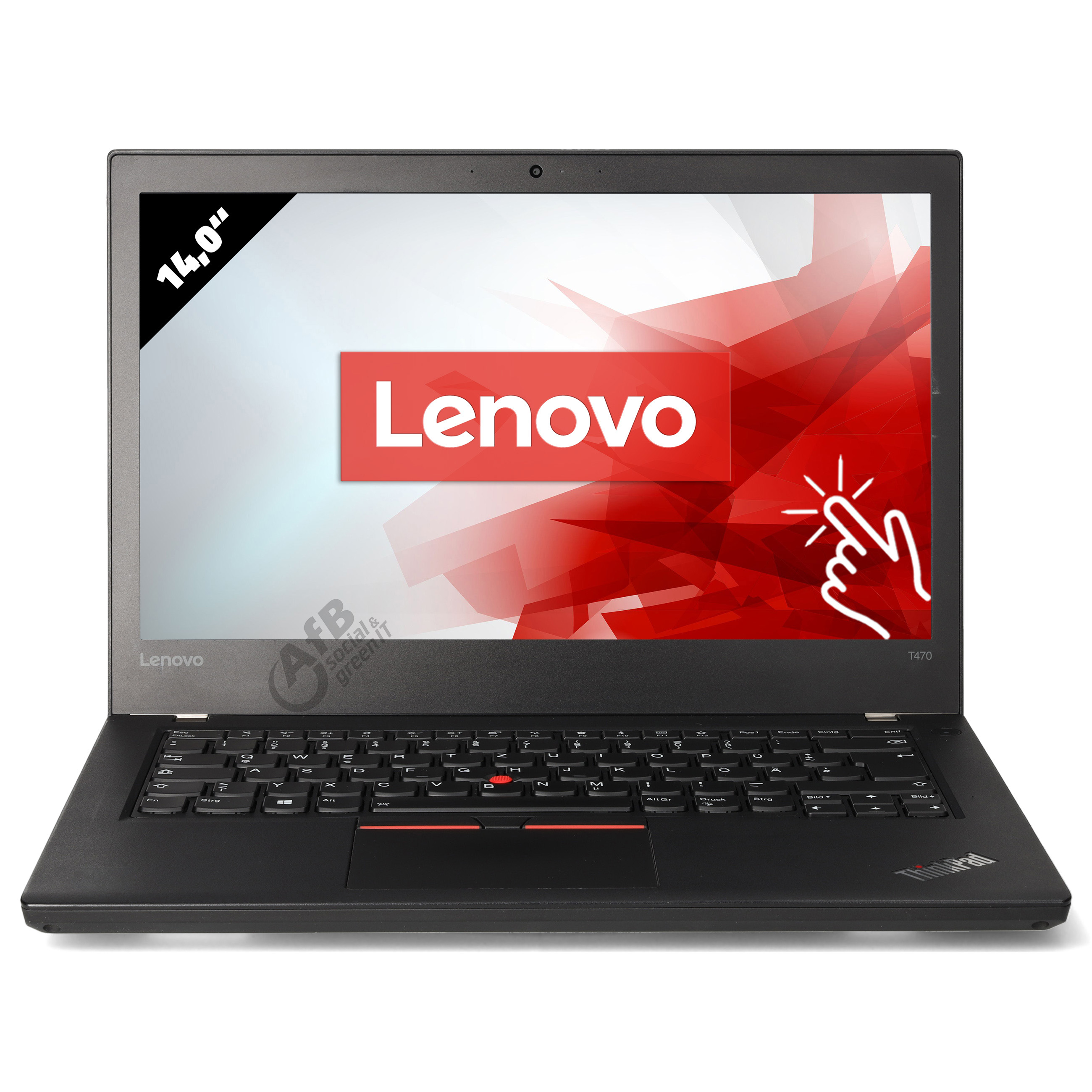 LENOVO ThinkPad T470 

 - 14,0 pouces - Intel Core i5 7300U @ 2,6 GHz - 8 GB DDR4 - 250 GB SSD - Intel® HD Graphics 620 - 1920 x 1080 FHD - Écran tactile - Windows 10 Home