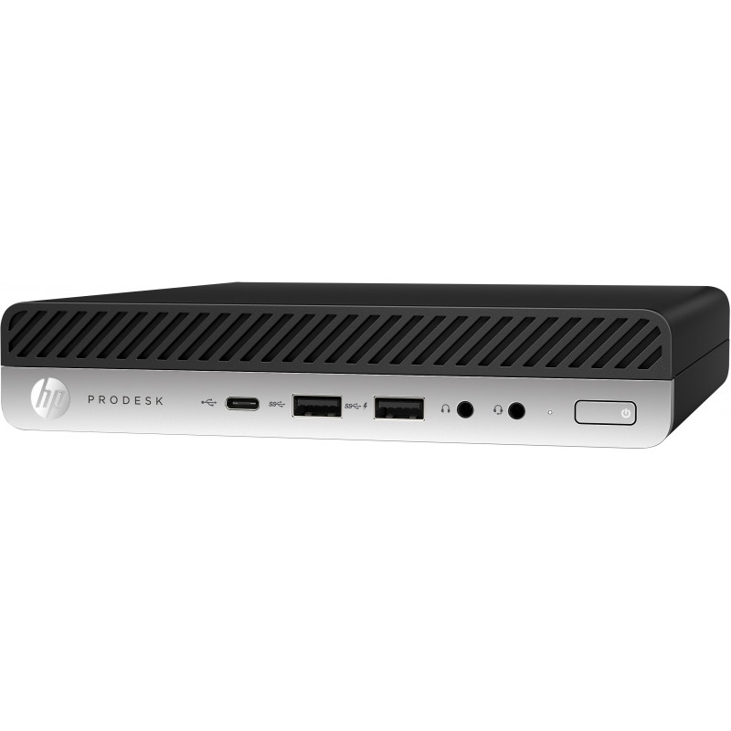 HP ProDesk 600 G5 - Mini-PC - Intel Core i5 9600T @ 2,3 GHz - 8 GB DDR4 - 250 GB SSD - Sans lecteur - Windows 11 Professionnel