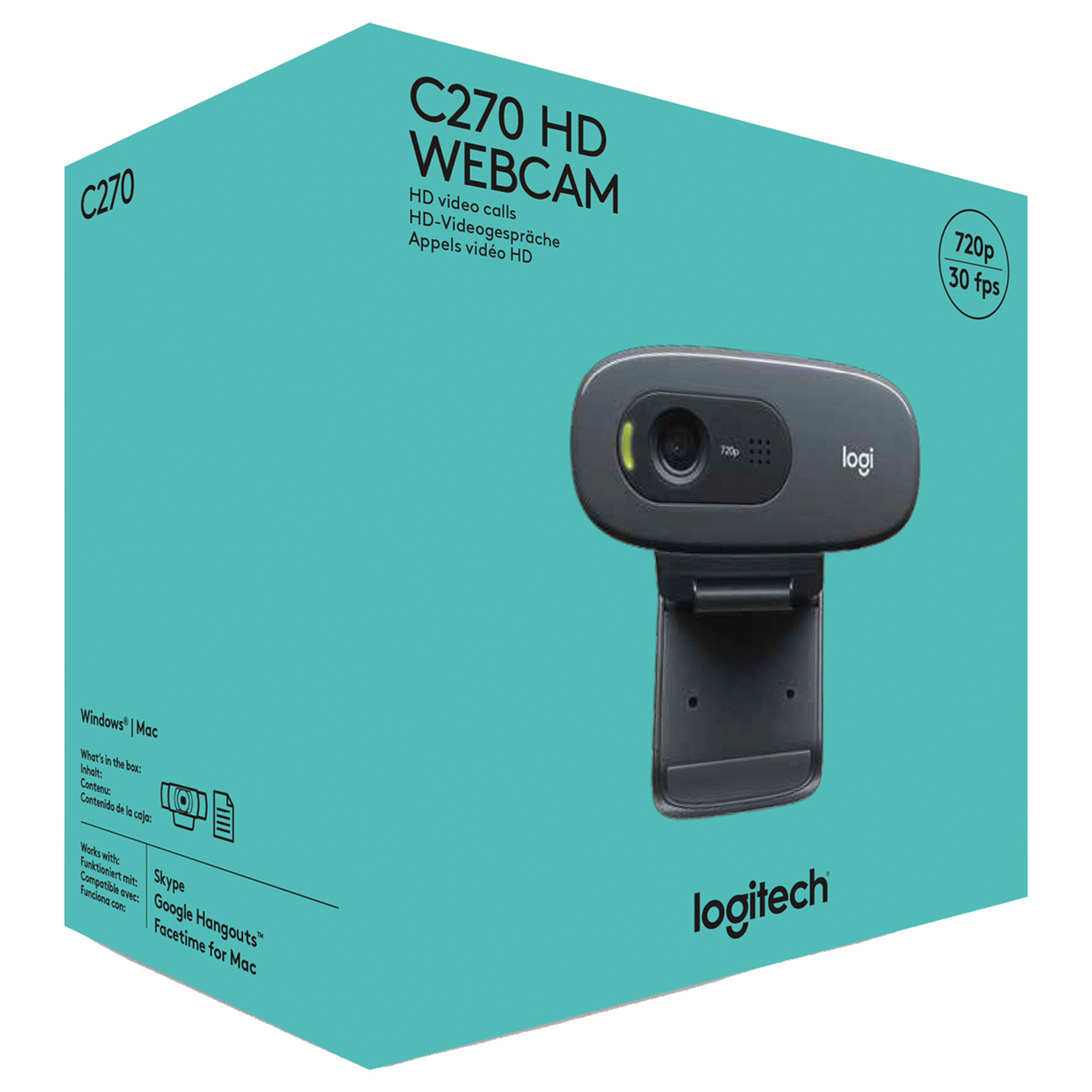 Logitech C270 - HD Webcam