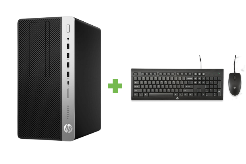 HP ProDesk 600 G5 + clavier/souris reconditionné