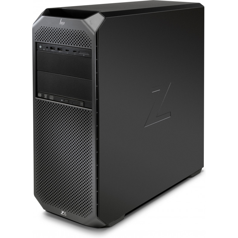 HP Workstation Z6 G4 - Tour - Intel Xeon Silver 4110 @ 2,1 GHz - 32 GB DDR4 - 250 GB SSD + 1 TB HDD - DVD-RW - FirePro W2100   - Windows 11 Professionnel