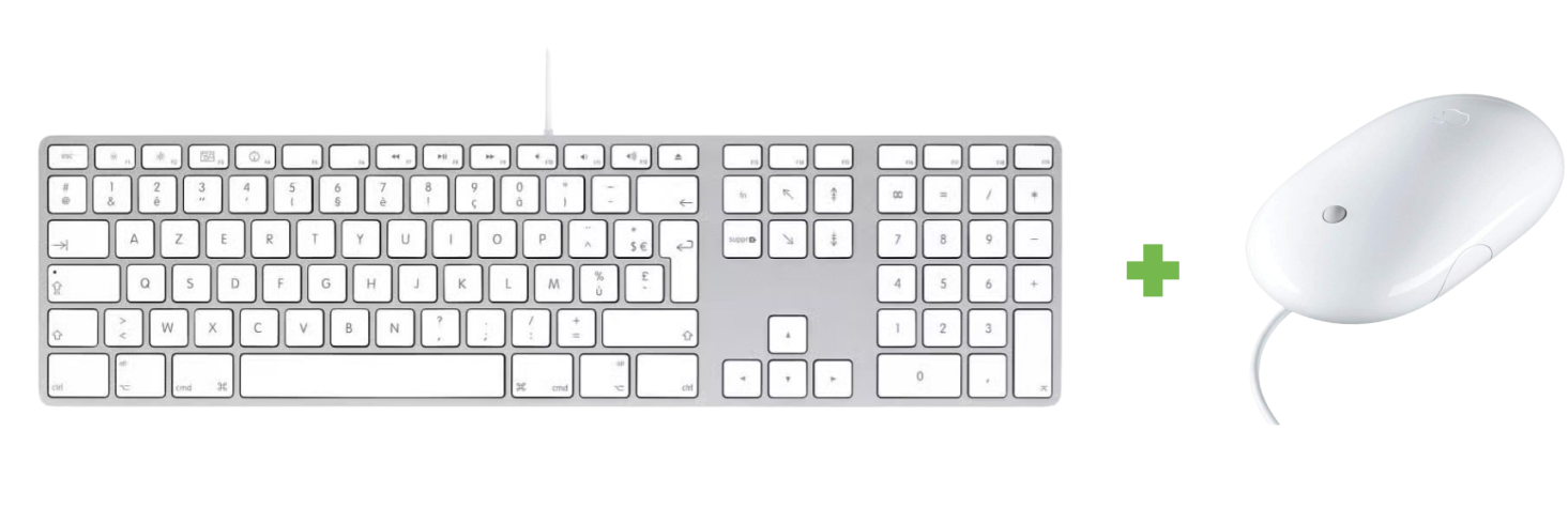 Ensemble clavier/souris filaires Apple