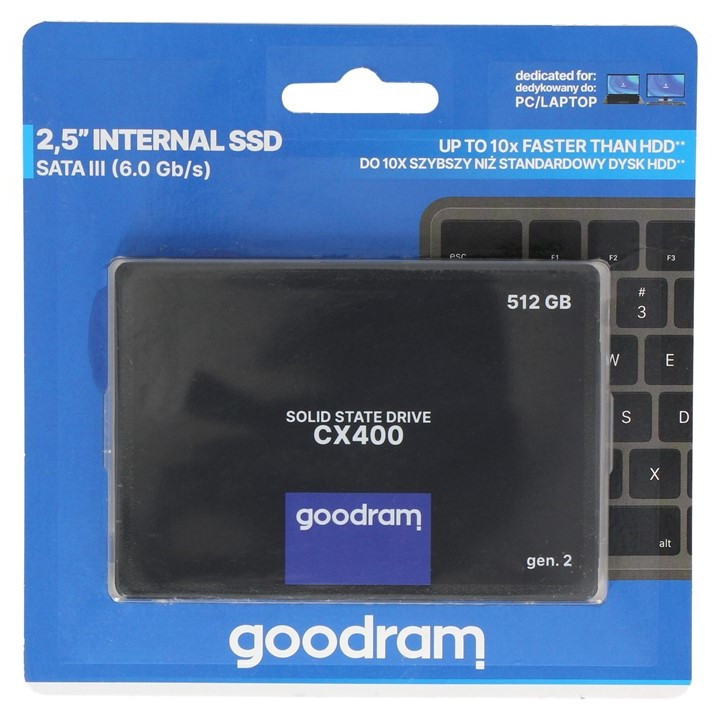 Disque dur Interne SSD 512Go 2,5 pouces Goodram CX400
